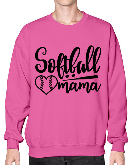 softball mama 2274# - softball- Sweatshirt - Crew