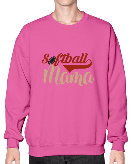 softball mama 2275# - softball- Sweatshirt - Crew