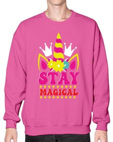 stay magical 425# - unicorn- Sweatshirt - Crew
