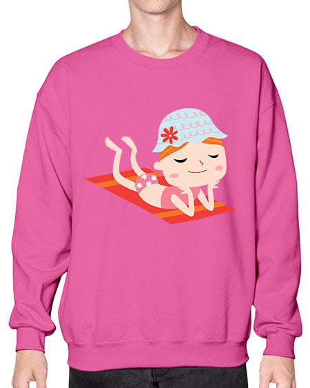summer characters 59# - summer- Sweatshirt - Crew