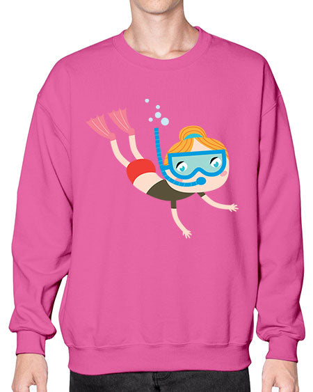 summer characters 61# - summer- Sweatshirt - Crew
