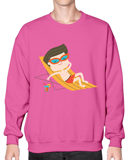 summer characters 62# - summer- Sweatshirt - Crew