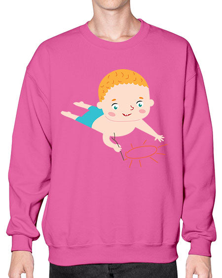 summer characters 65# - summer- Sweatshirt - Crew