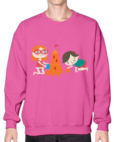 summer characters 66# - summer- Sweatshirt - Crew