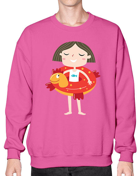 summer characters 67# - summer- Sweatshirt - Crew