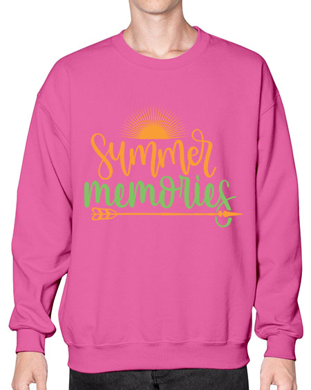 summer memories 80# - summer- Sweatshirt - Crew