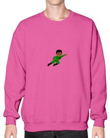super kid 6# - black boys or men- Sweatshirt - Crew