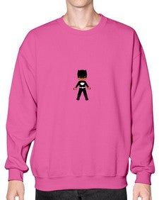 super kid 8# - black boys or men- Sweatshirt - Crew