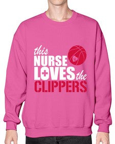 the nurse loves this seahawks 1523# - nurse- Sweatshirt - Crew
