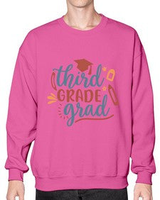 third grade grad 959# - third grade- Sweatshirt - Crew