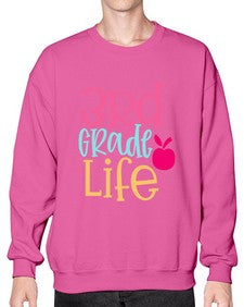third grade life design 966# - third grade- Sweatshirt - Crew