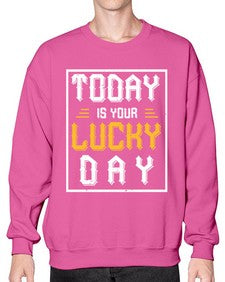 today is your lucky day 1661# - beer- Sweatshirt - Crew