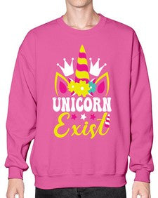 unicorn exist 457# - unicorn- Sweatshirt - Crew