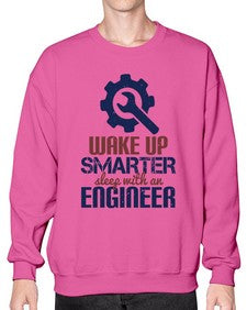 wake up smarter sleep with an engineer Style 459# - engineer- Sweatshirt - Crew