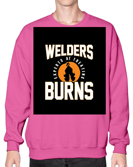 welders experts at treating burns 1621# - welder- Sweatshirt - Crew