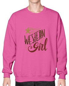 western girl 1244# - western- Sweatshirt - Crew