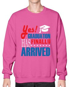 yes graduation has finally 1015# - graduation- Sweatshirt - Crew