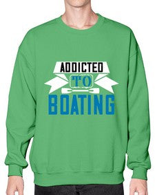 Addicted to Boating 1# - boats- Sweatshirt - Crew