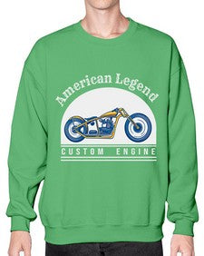 American legend 5# - motorcycle- Sweatshirt - Crew