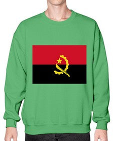 Angola 329# - world flags- Sweatshirt - Crew