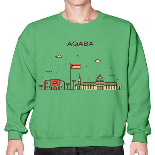 Aqaba 339# - cities- Sweatshirt - Crew