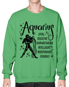 Aquarius 64# - aquarius- Sweatshirt - Crew