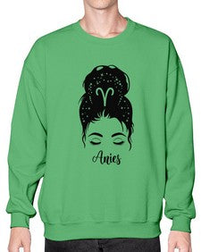 Aries woman - aries- Sweatshirt - Crew
