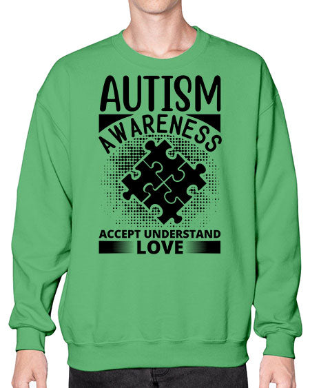 Autism awareness Style 43# - autism- Sweatshirt - Crew
