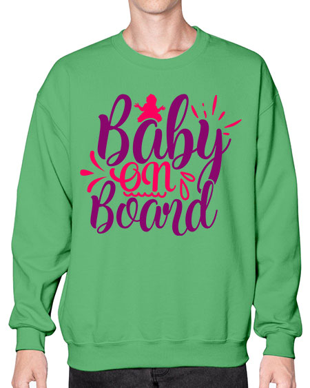 Baby On Board Style 29# - baby- Sweatshirt - Crew
