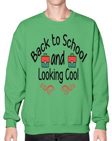 Back to School and Looking Cool 17# - general school- Sweatshirt - Crew