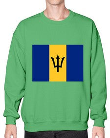 Barbados 410# - world flags- Sweatshirt - Crew