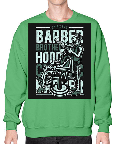 Barber Brotherhood587# - barber- Sweatshirt - Crew