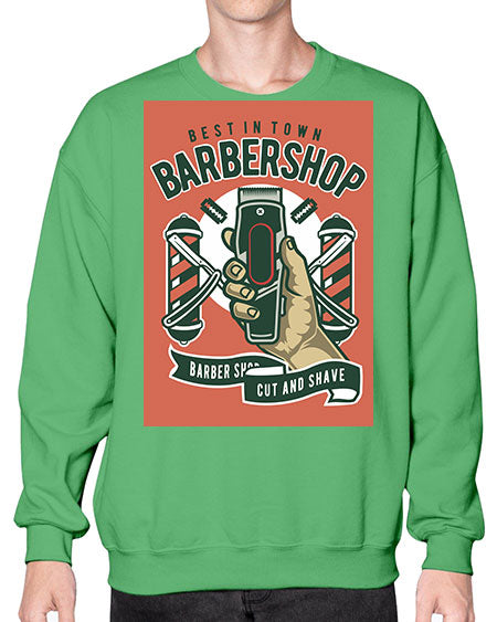 Barbershop590# - barber- Sweatshirt - Crew