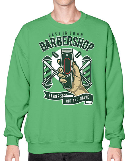 Barbershop591# - barber- Sweatshirt - Crew