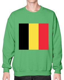 Belgium 437# - world flags- Sweatshirt - Crew