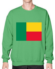 Benin 442# - world flags- Sweatshirt - Crew