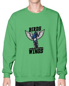 Bird wings 22# - cartoon animals- Sweatshirt - Crew