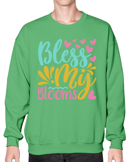 Bless my blooms Style 69# - summer- Sweatshirt - Crew