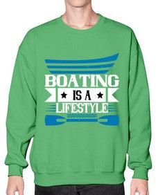 Boating is a lifestyle 52# - boats- Sweatshirt - Crew