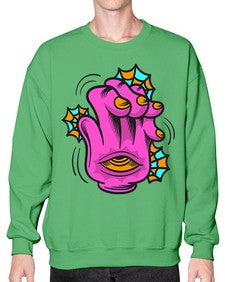 Bored high five 23# - cartoon general- Sweatshirt - Crew