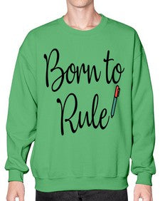 Born to Rule 28# - general school- Sweatshirt - Crew