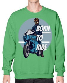 Born to ride 11# - motorcycle- Sweatshirt - Crew