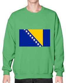 Bosnia and Herzegovina 476# - world flags- Sweatshirt - Crew
