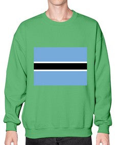 Botswana 482# - world flags- Sweatshirt - Crew