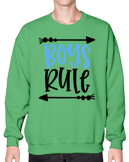 Boys Rule Style 283# - baby- Sweatshirt - Crew