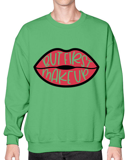 But First Makeup Style 116# -makeup Sweatshirt - Crew