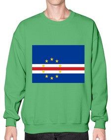 Cabo Verde 525# - world flags- Sweatshirt - Crew