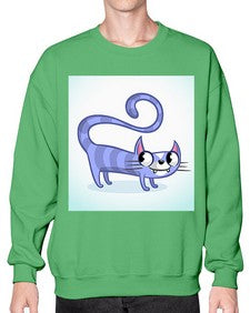 Cat 29# - cartoon animals- Sweatshirt - Crew
