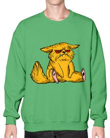 Cat 30# - cartoon animals- Sweatshirt - Crew