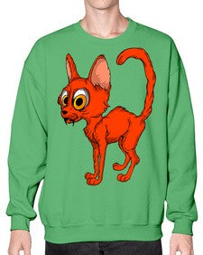 Cat 32# - cartoon animals- Sweatshirt - Crew